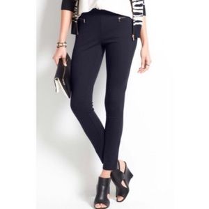 Ann Taylor Navy Ponte Leggings
